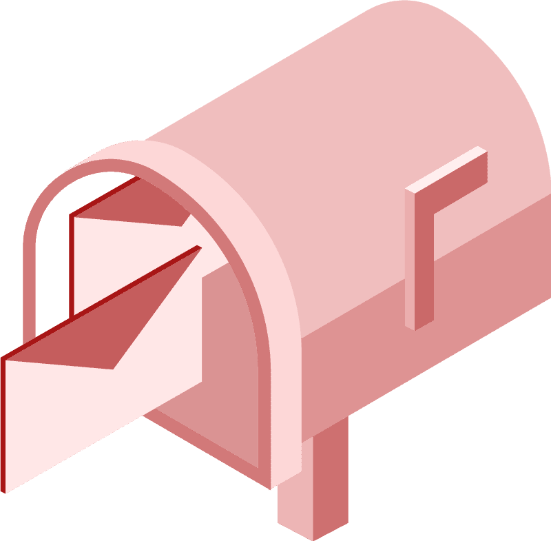 mailbox-red-flat
